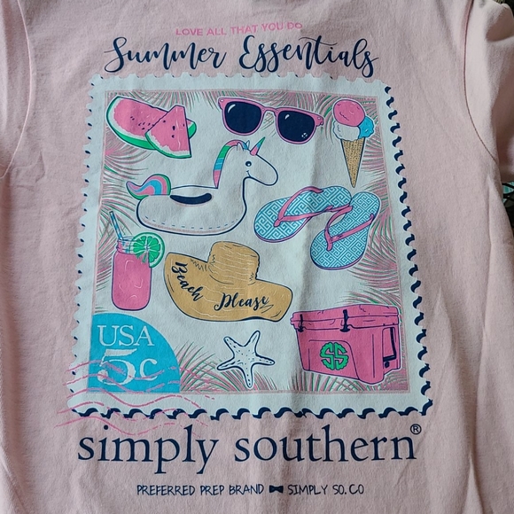 Simply Southern "Essentials" Short Sleeve Tee - Picture 1 of 3